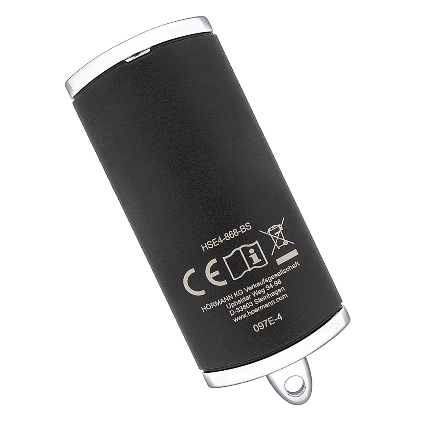 Hörmann HSE 4 handheld transmitter, BiSecur, black textured finish