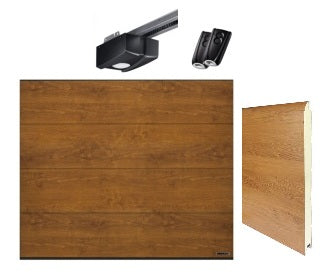 IsoMatic garage door L-ribbed Dimensions W x H 2500 x 2125 mm