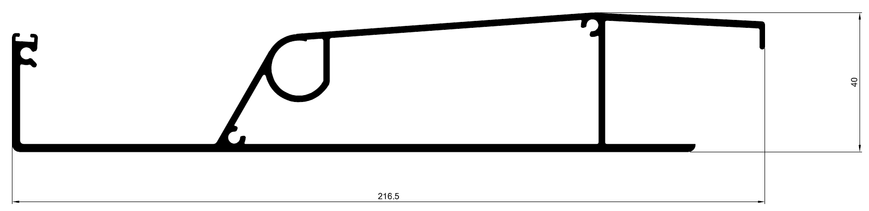 Pergola - type F slats