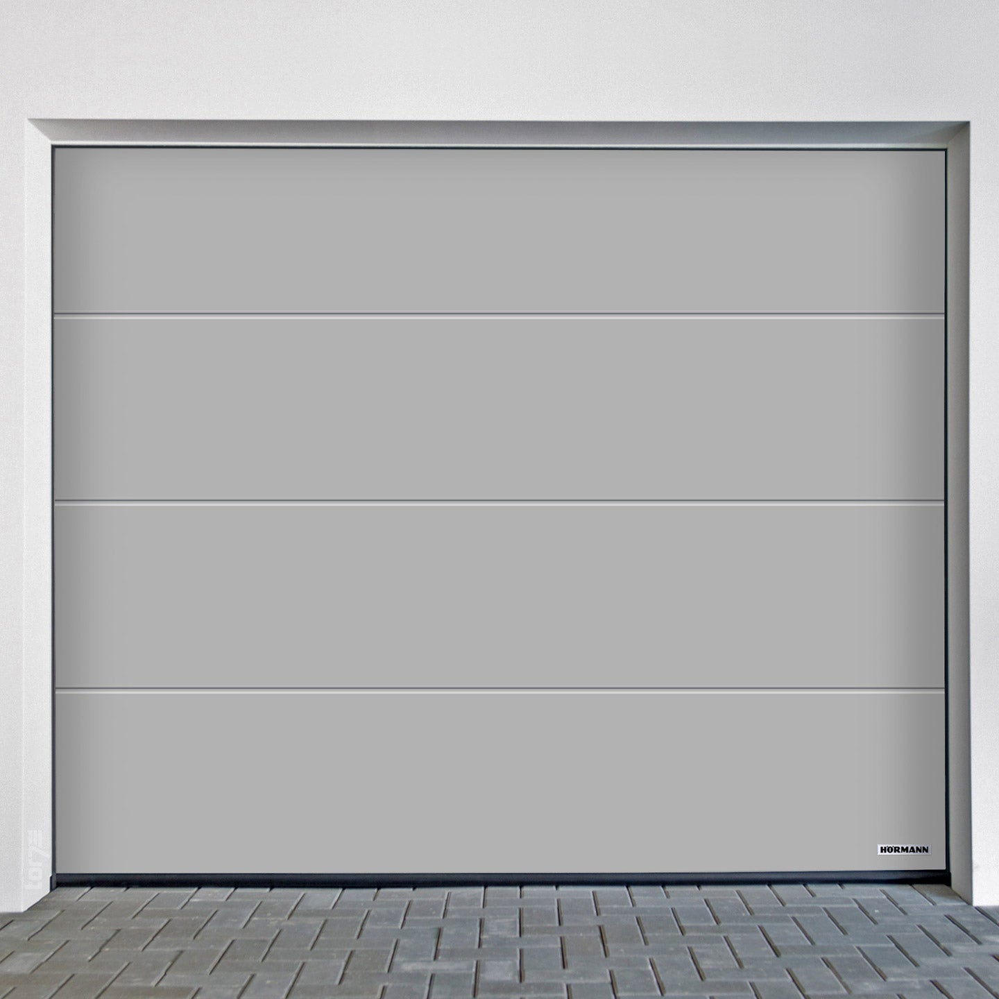 Hörmann garage door RenoMatic L-Ribbed Planar