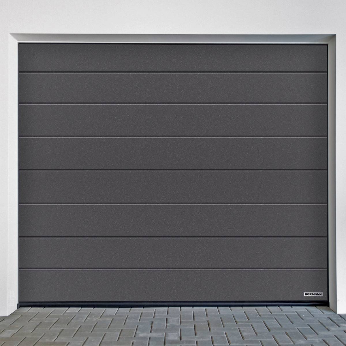 Hörmann garage door RenoMatic M-Ribbed Planar