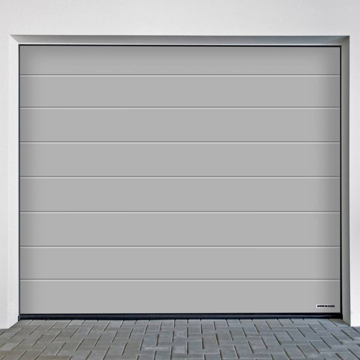 Hörmann garage door RenoMatic M-Ribbed Planar