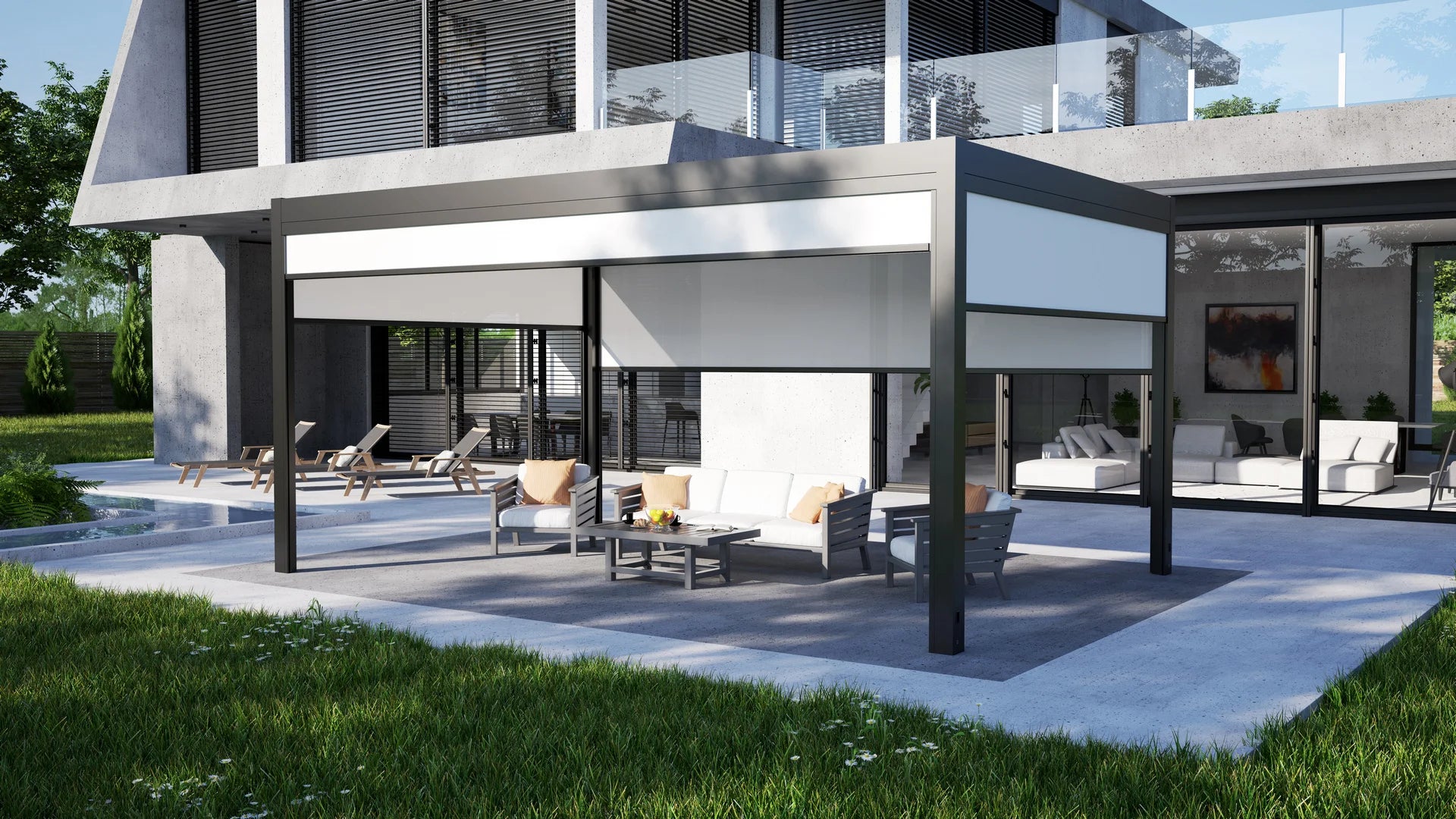 Pergola - type F slats