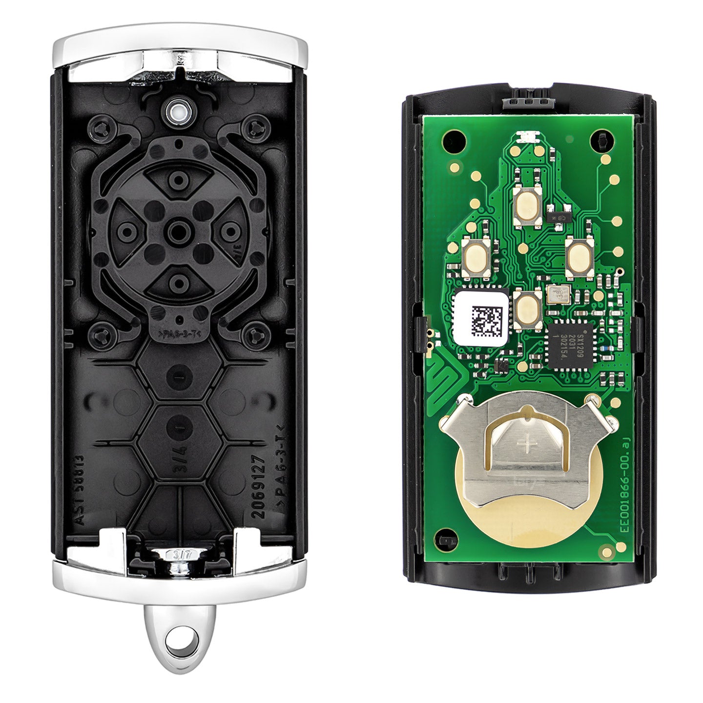 Hörmann hand transmitter HSE 4, BiSecur, High-gloss Chrome black