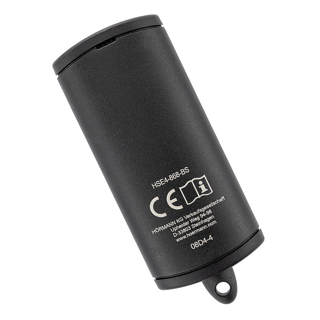 Hörmann hand transmitter HSE 4, BiSecur, structured plastic black