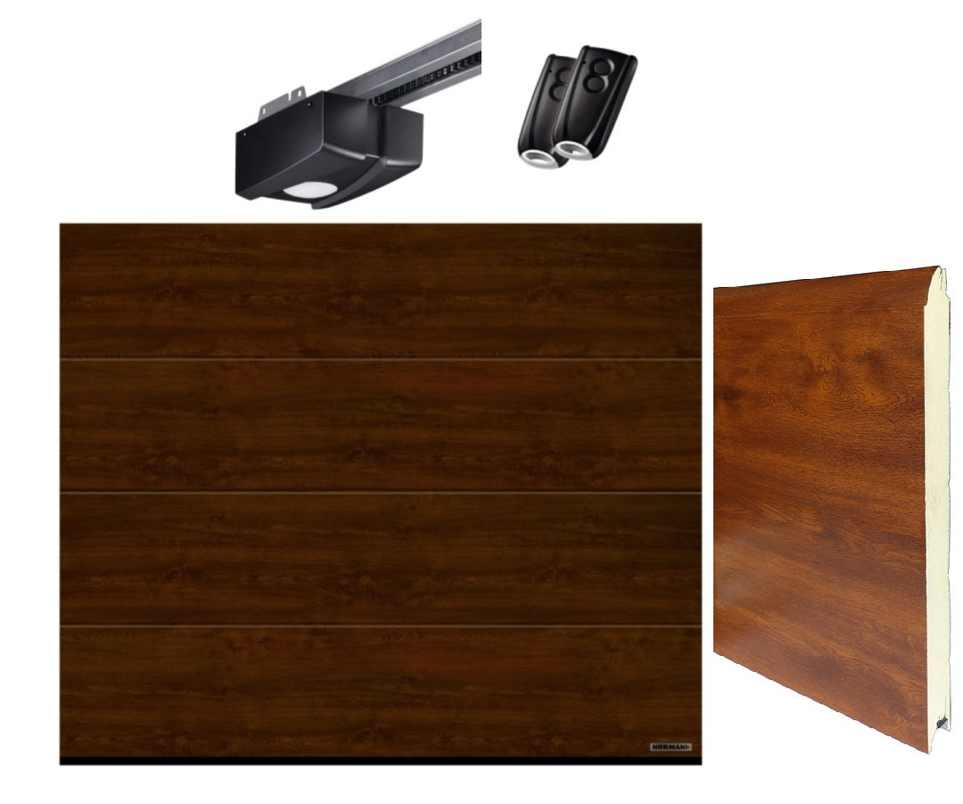 IsoMatic garage door L-ribbed Dimensions W x H 2500 x 2125 mm