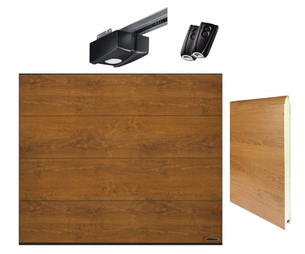 IsoMatic garage door L-ribbed Dimensions W x H 2500 x 2125 mm