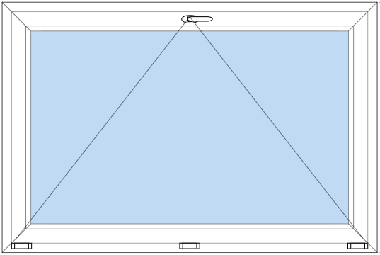 PVC Tilt and turn window