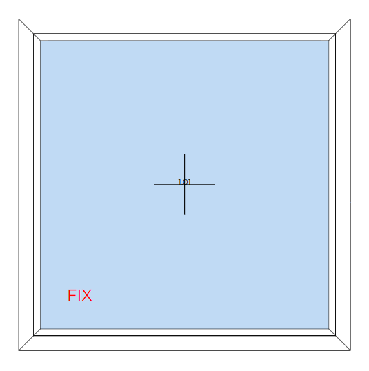 PVC Fixed Window