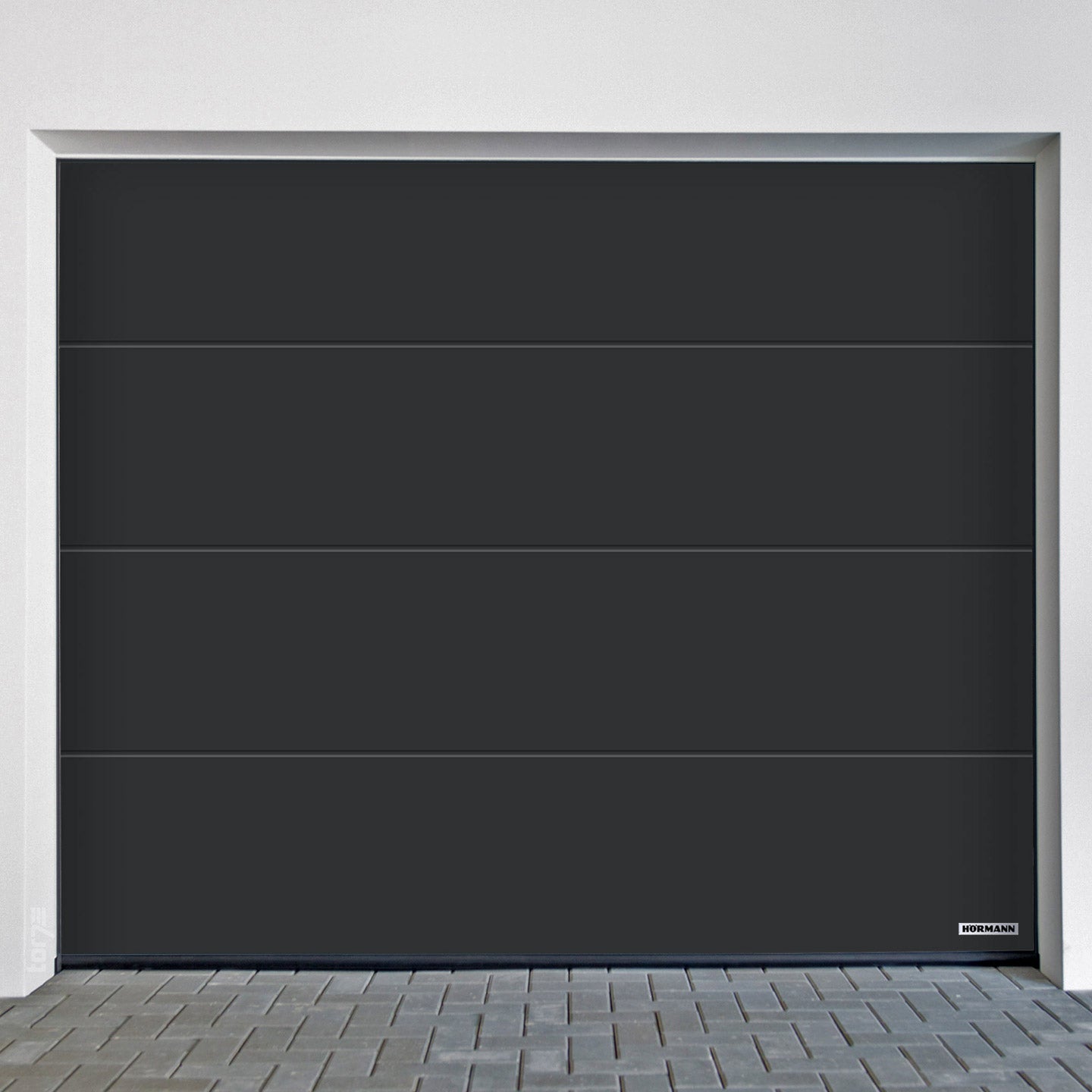 Hörmann garage door RenoMatic L-Ribbed Planar