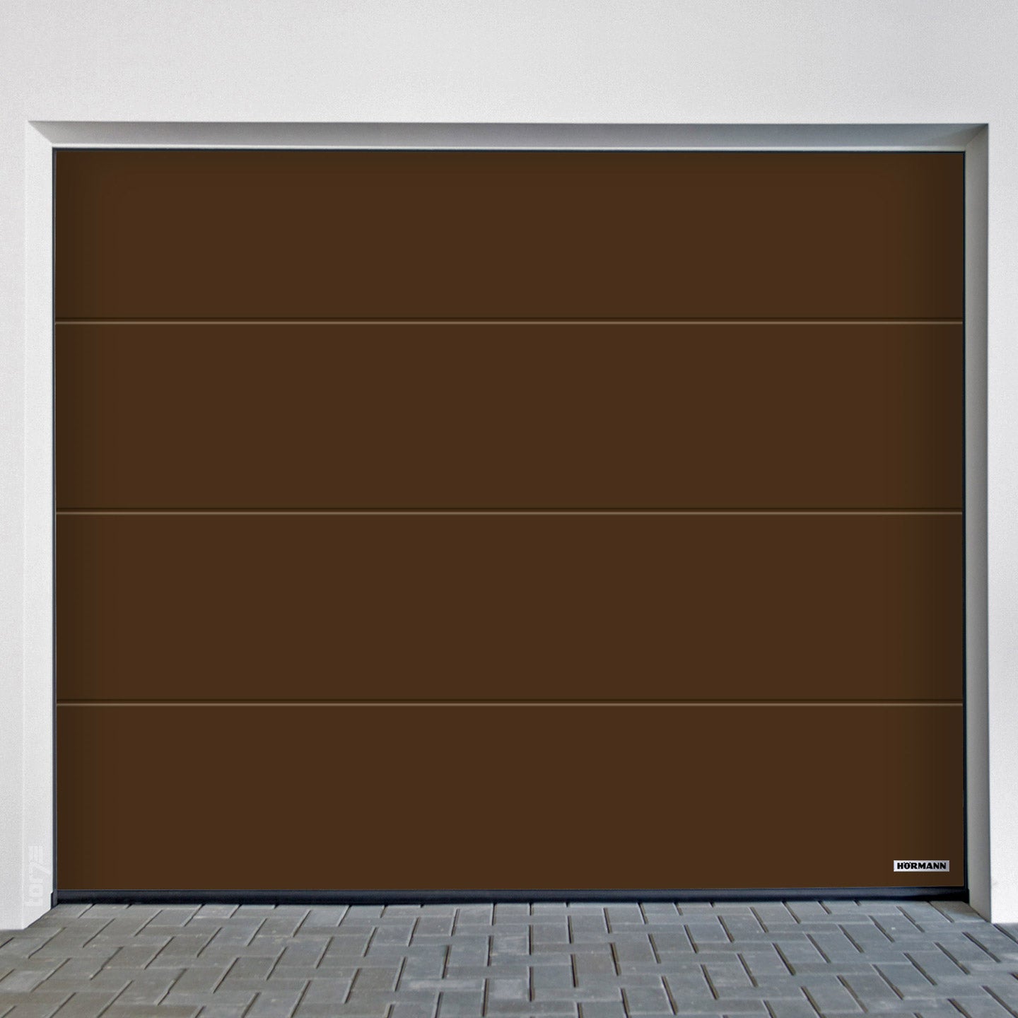 Hörmann garage door RenoMatic L-Ribbed Planar