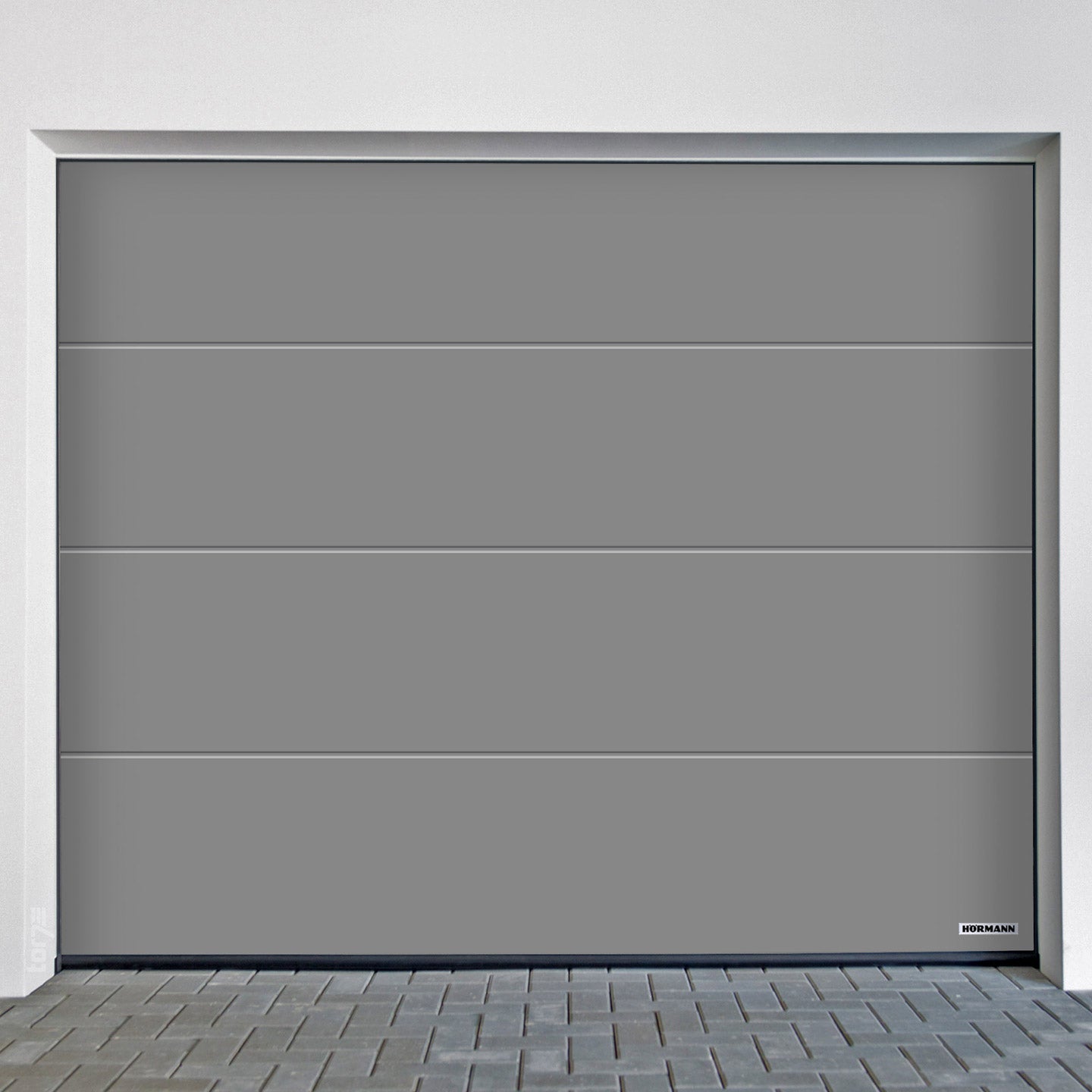 Hörmann garage door RenoMatic L-Ribbed Planar