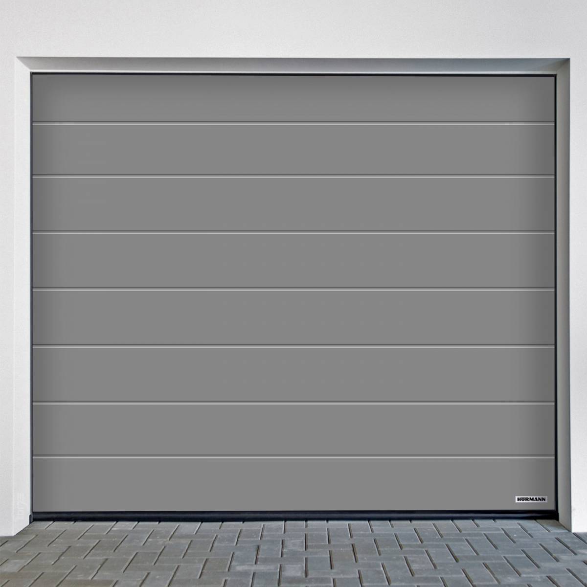 Hörmann garage door RenoMatic M-Ribbed Planar