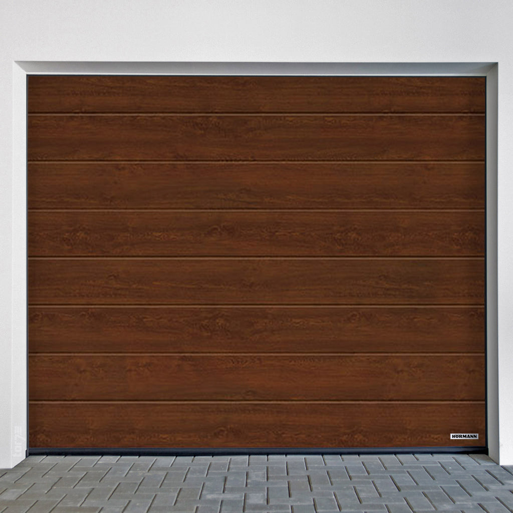 Hörmann garage door RenoMatic M-Ribbed Decocolor