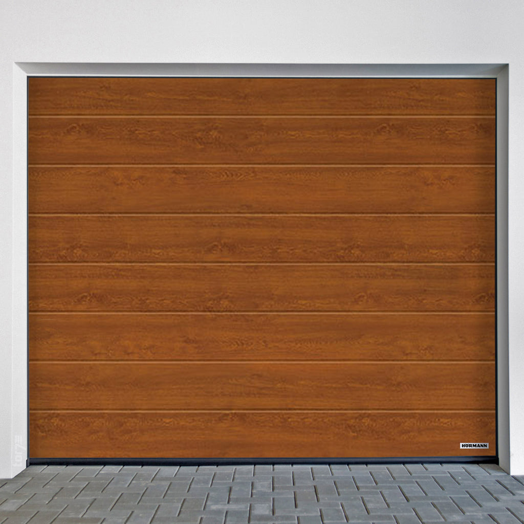 Hörmann garage door RenoMatic M-Ribbed Decocolor