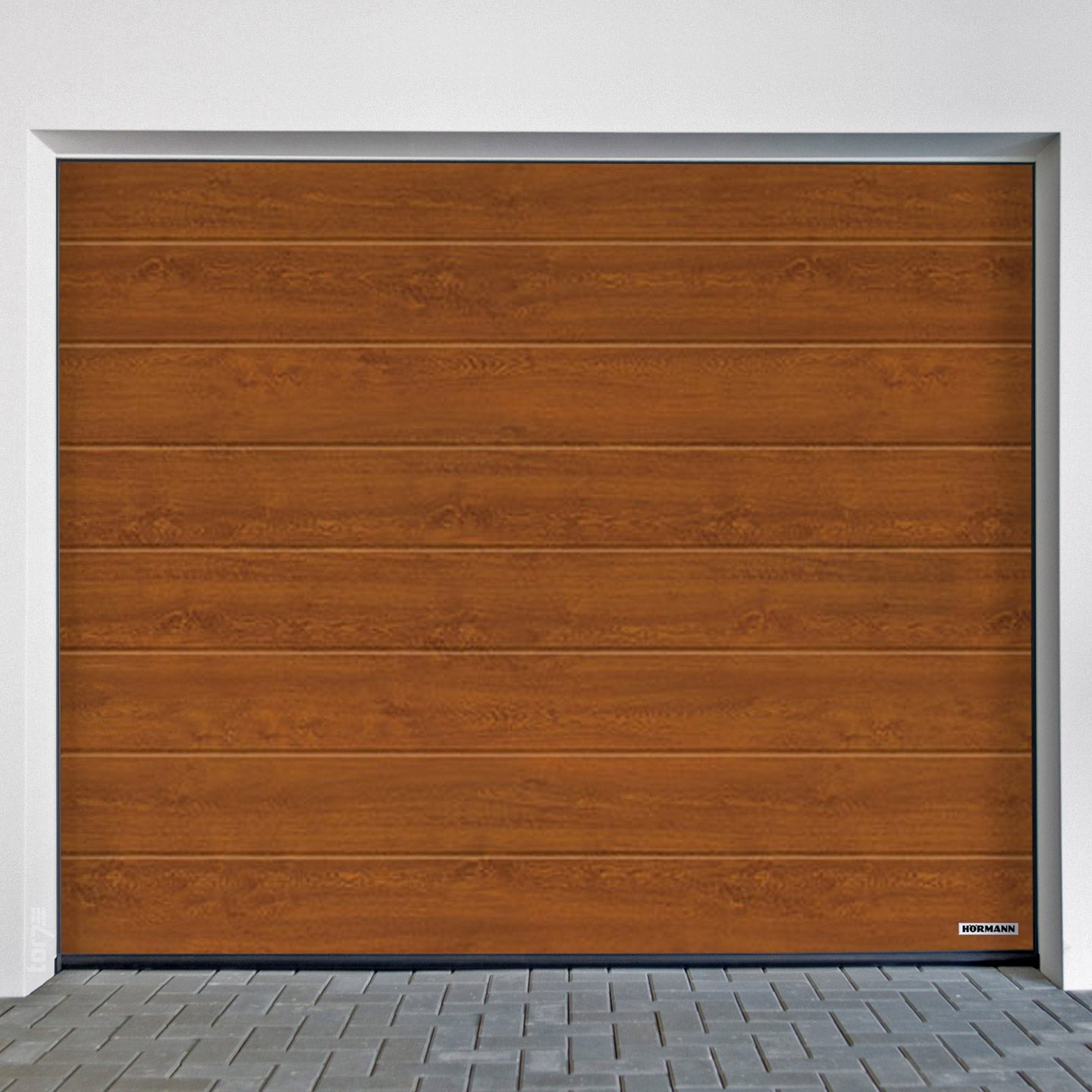 Hörmann garage door RenoMatic M-Ribbed Decocolor