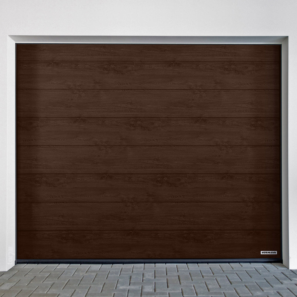 Hörmann garage door RenoMatic M-Ribbed Decocolor
