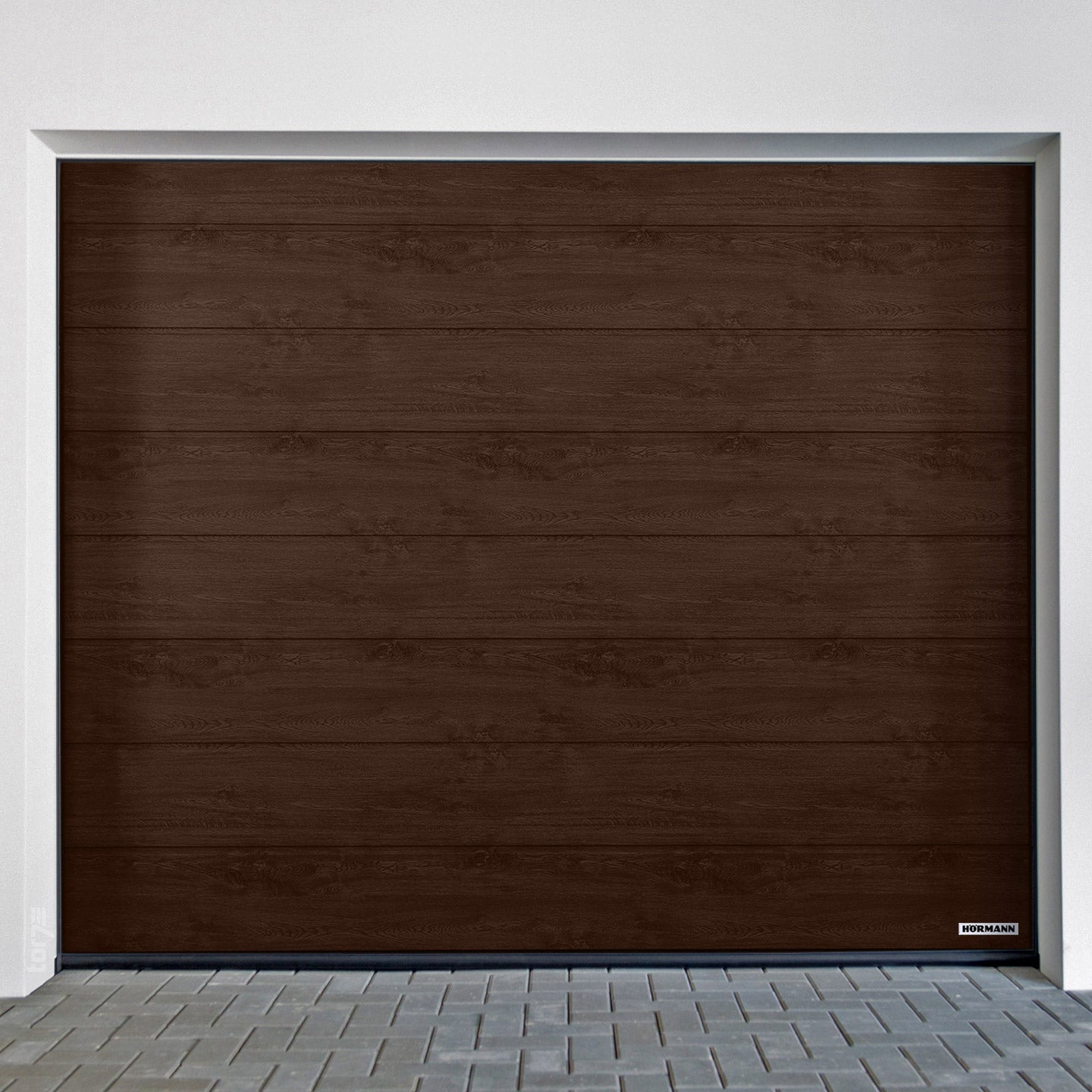 Hörmann garage door RenoMatic M-Ribbed Decocolor